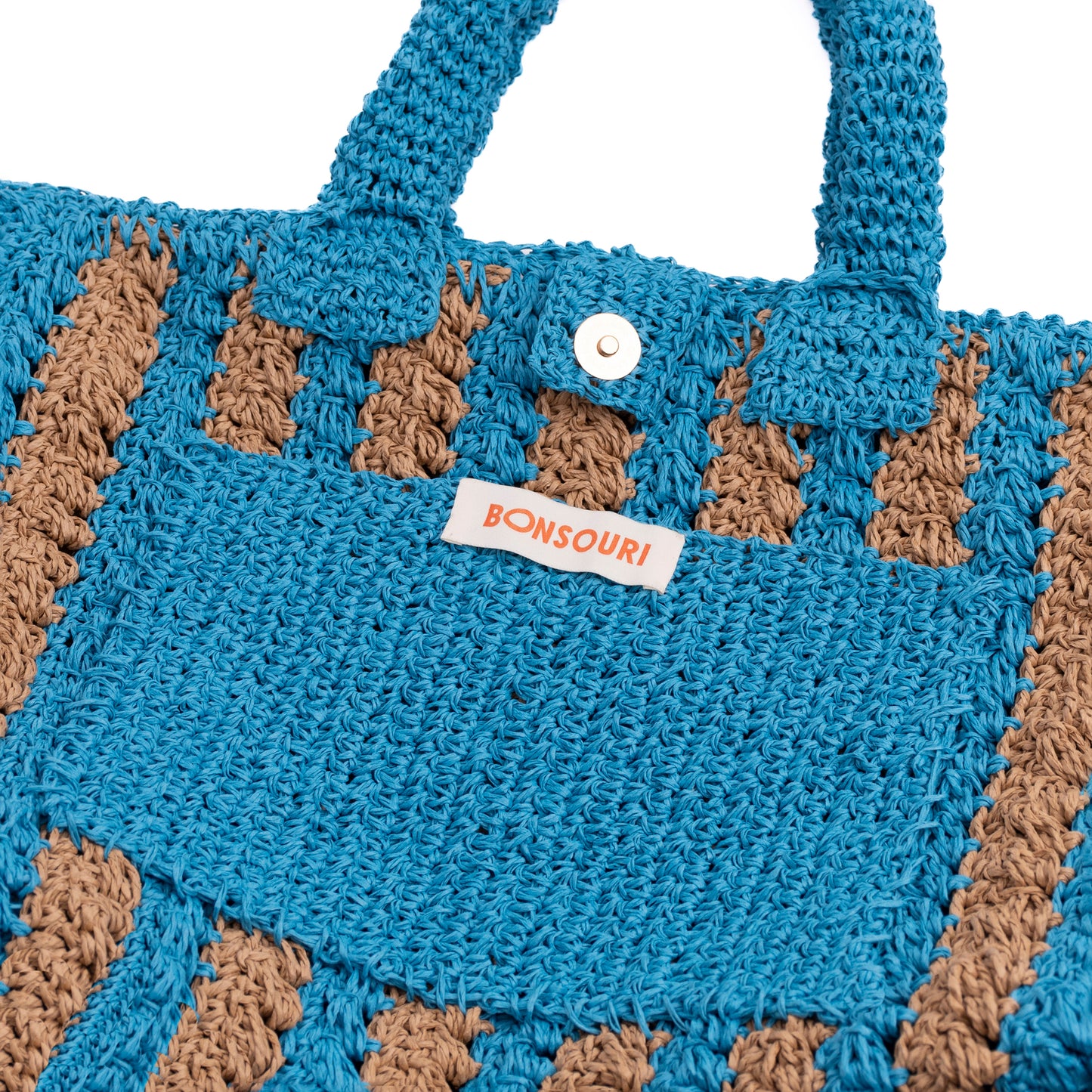 Midi Souri Turquoise & Light Brown